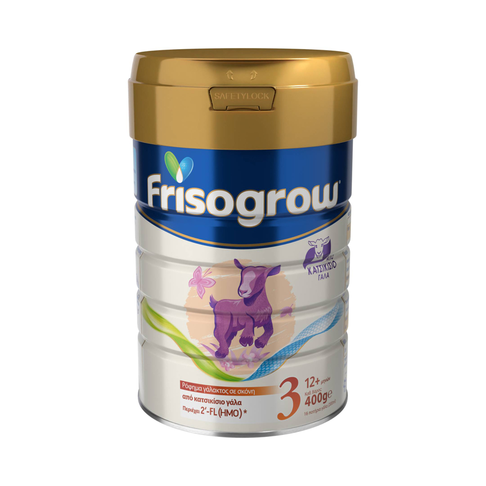 FRISOGROW - Ρόφημα γάλακτος σε σκόνη από κατσικίσιο γάλα Νο3 (12+ μηνών) - 400gr